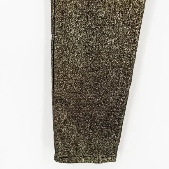 Isabel Marant Slim Metallic Gold Pants S - Picture 3 of 10